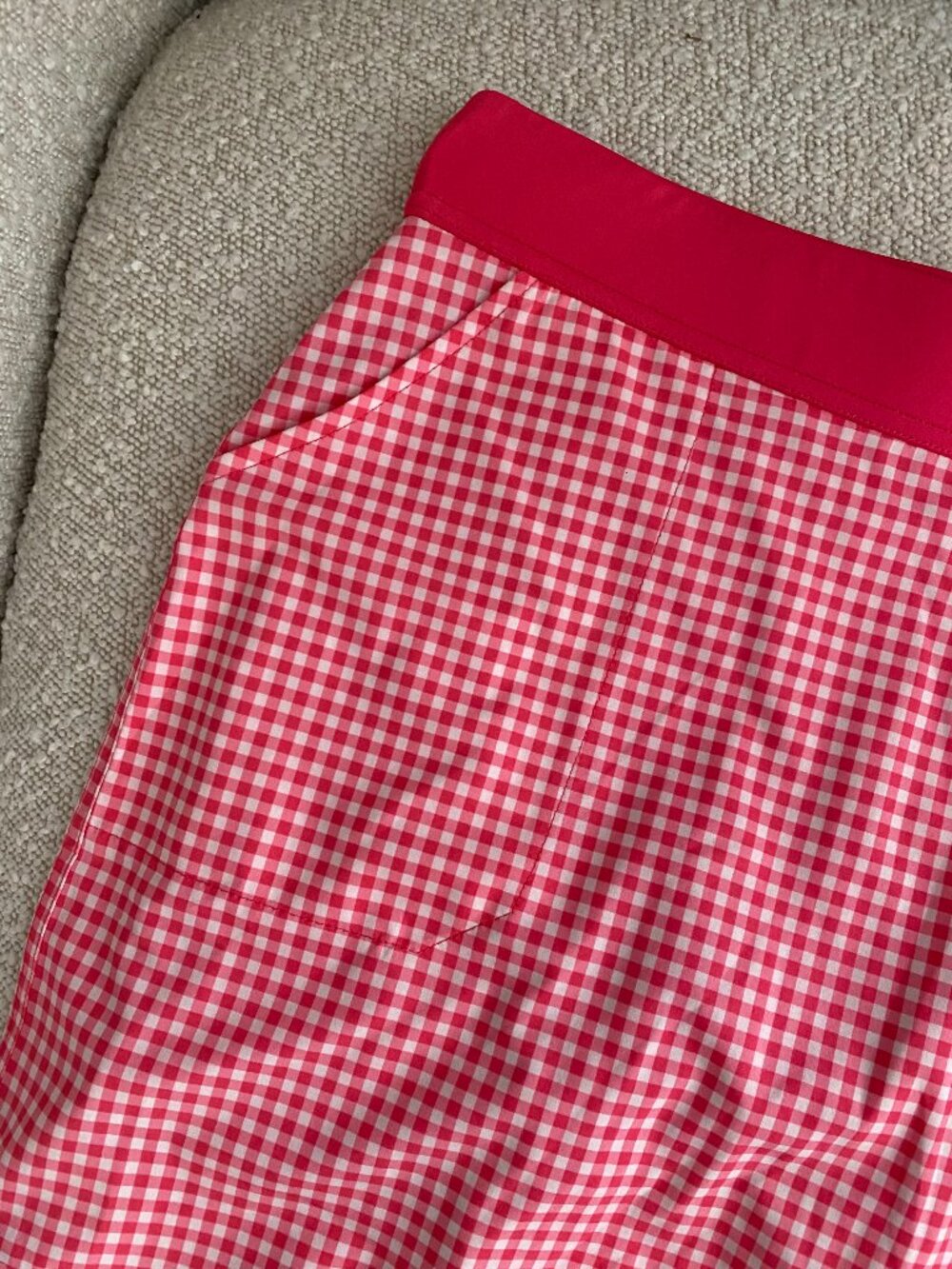 Belyn Key | Melon Check Ruffle Skort - Picture 6 of 12